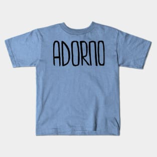 Philosophy, Adorno Kids T-Shirt